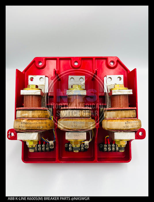 ABB K600S/K800S (M), K-Don 600S/800S (M) Lower Base Molding w/Ph & Pwr. Sensors 250-600A - P/N: 709733T14