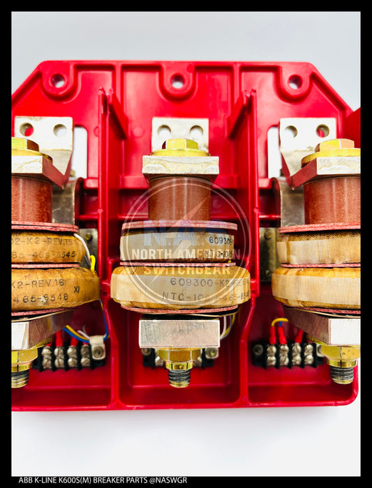 ABB K600S/K800S (M), K-Don 600S/800S (M) Lower Base Molding w/Ph & Pwr. Sensors 250-600A - P/N: 709733T14