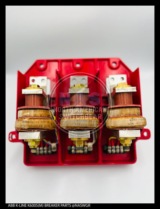 ABB K600S/K800S (M), K-Don 600S/800S (M) Lower Base Molding w/Ph & Pwr. Sensors 250-600A - P/N: 709733T14