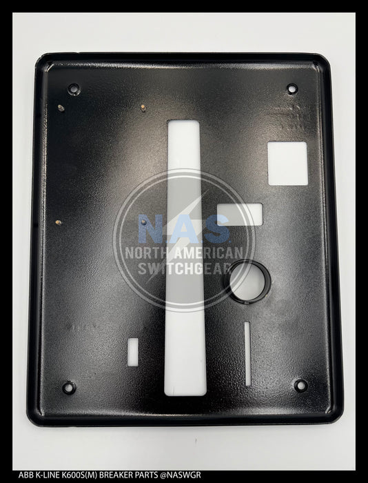ABB K225, K600-K800, K1600, K2000, K600S/K800S (M), K1600S (M), K2000S (M), K-Don 600/800 (M), K-Don 1600,  K-Don 600S/800S (M), K-Don 1600S (M) Escutcheon Front Plate Assembly M.O. - Drawout - P/N: 708118K02
