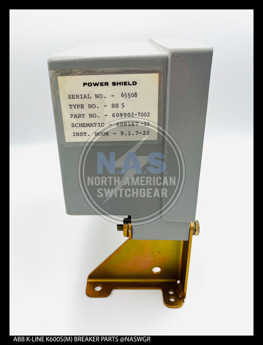 ABB K600S/K800S (M), K1600S (M), K2000S (M), K-Don 600S/800S (M), K-Don 1600S (M) Power Shield (Standard Type SS-3) - P/N: 609902T003
