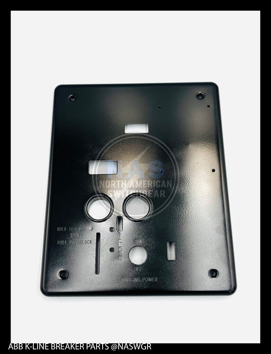 ABB K225, K600-K800, K1600, K2000, K600S/K800S, K1600S, K2000S, K-Don 600/800, K-Don 1600, K-Don 600S/800S, K-Don 1600S Escutcheon Front Plate Assembly - P/N: 708119K04