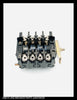 ABB K1600, K2000, K1600S, K2000S, K-Don 1600, K-Don 1600S Auxiliary Switch 4 Cont. LH & 4 Cont. RH - P/N: 709653T09