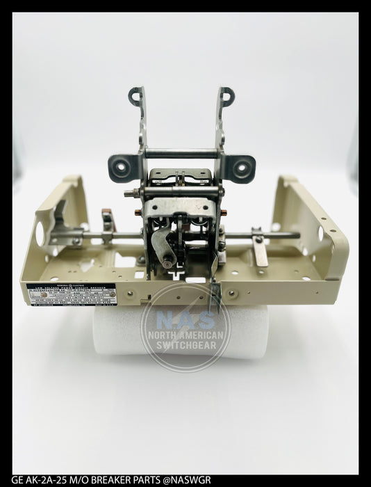 General Electric AK-2A-25 Breaker Manual Front Frame Assembly & Mechanism