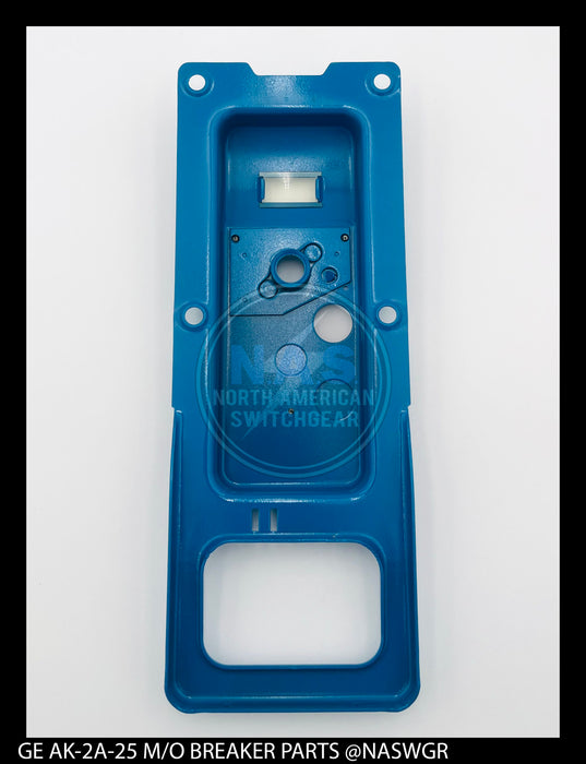 General Electric AK-2A-25 Breaker Escutcheon, Manual Breaker (Blue) - P/N: 259C607G3