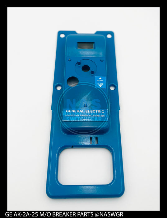 General Electric AK-2A-25 Breaker Escutcheon, Manual Breaker (Blue) - P/N: 259C607G3