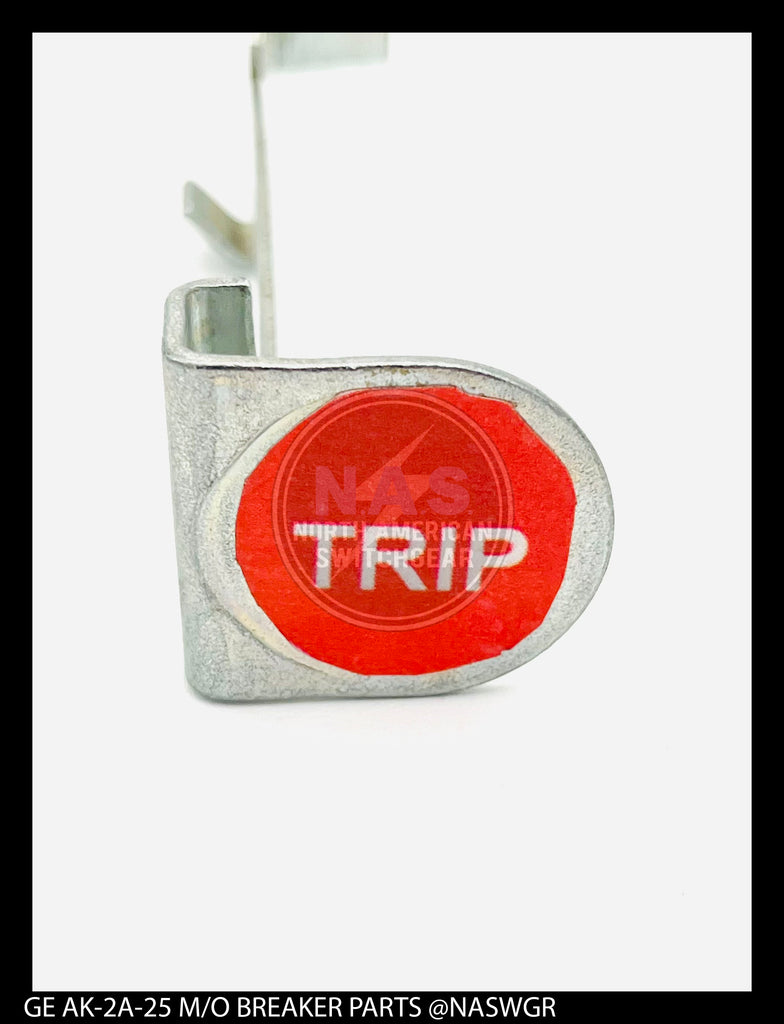 General Electric AK-2A-25 Breaker Trip Label - P/N: 269C268P12