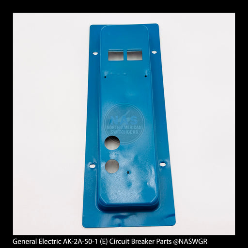 General Electric AK-2A-50-1 Circuit Breaker (E) Breaker Front Escutcheon (Blue) - P/N: 805B975P2