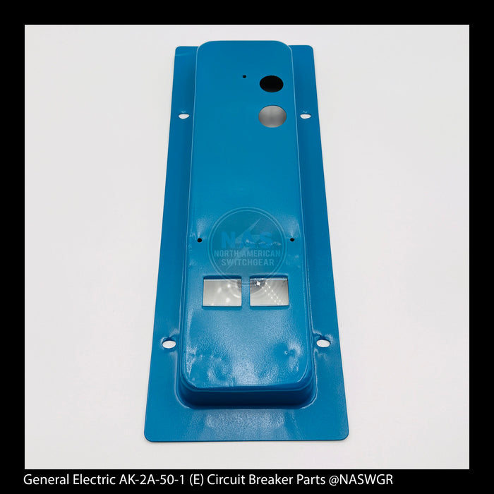 General Electric AK-2A-50-1 Circuit Breaker (E) Breaker Front Escutcheon (Blue) - P/N: 805B975P2