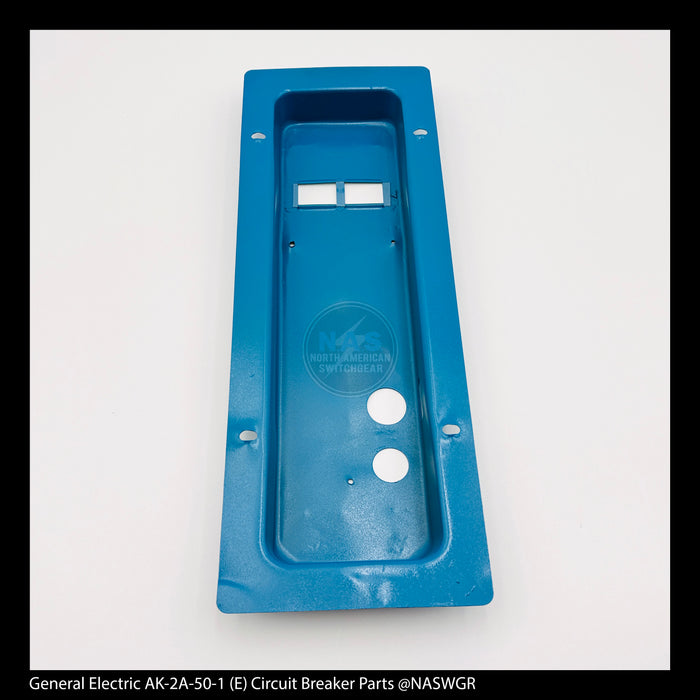 General Electric AK-2A-50-1 Circuit Breaker (E) Breaker Front Escutcheon (Blue) - P/N: 805B975P2