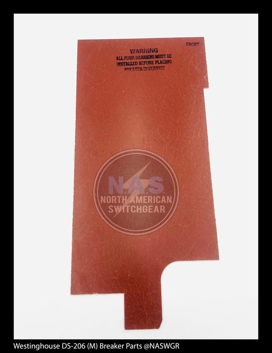 Westinghouse DS-206 (M) Breaker Barrier Kit (Group of 4) - P/N: 1A33569G01