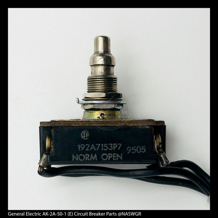 General Electric AK-2A-50-1 Circuit Breaker (E) Breaker Cut-off Switch "F" - P/N: 192A7153P7