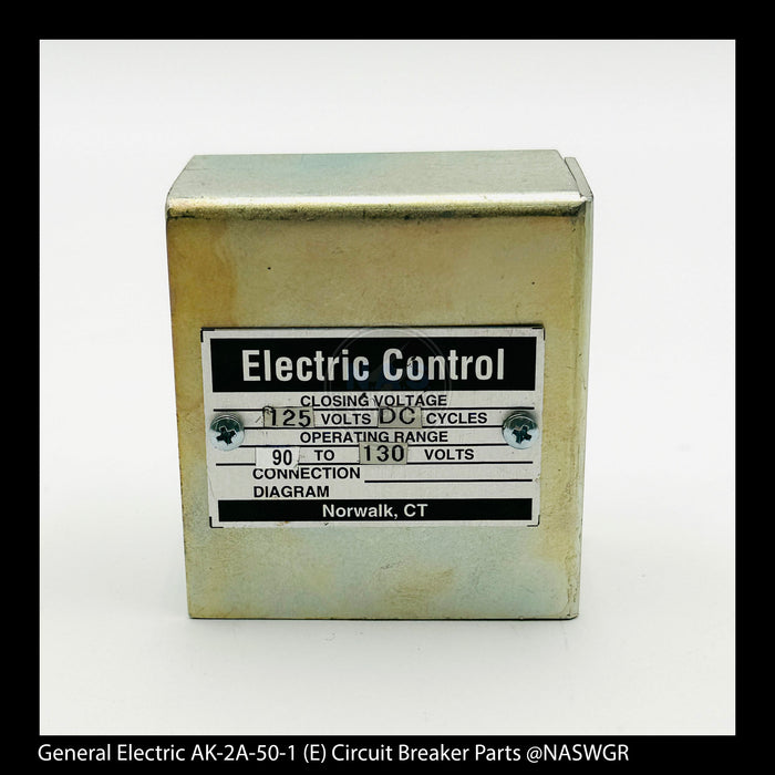General Electric AK-2A-50-1 Circuit Breaker (E) Breaker Cut-off Switch Cover - P/N: 371A235P1