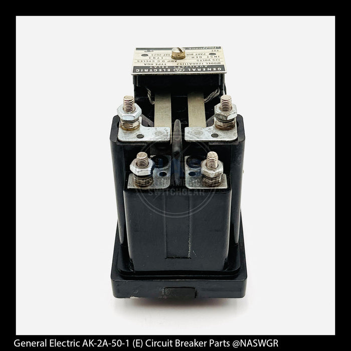 General Electric AK-2A-50-1 Circuit Breaker (E) Breaker Closing Relay (X)- Standard - P/N: 12HGA11H52