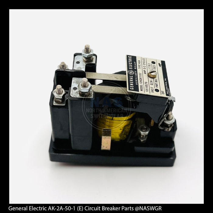 General Electric AK-2A-50-1 Circuit Breaker (E) Breaker Closing Relay (X)- Standard - P/N: 12HGA11H52