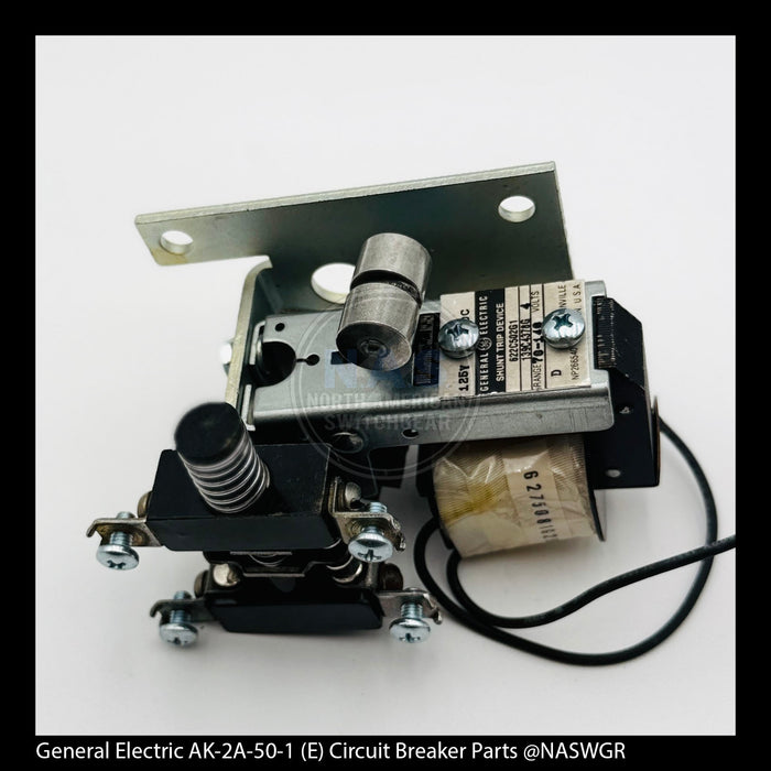 General Electric AK-2A-50-1 Circuit Breaker (E) Breaker Shunt Trip Device (With Coil) - P/N: 139C4378G4