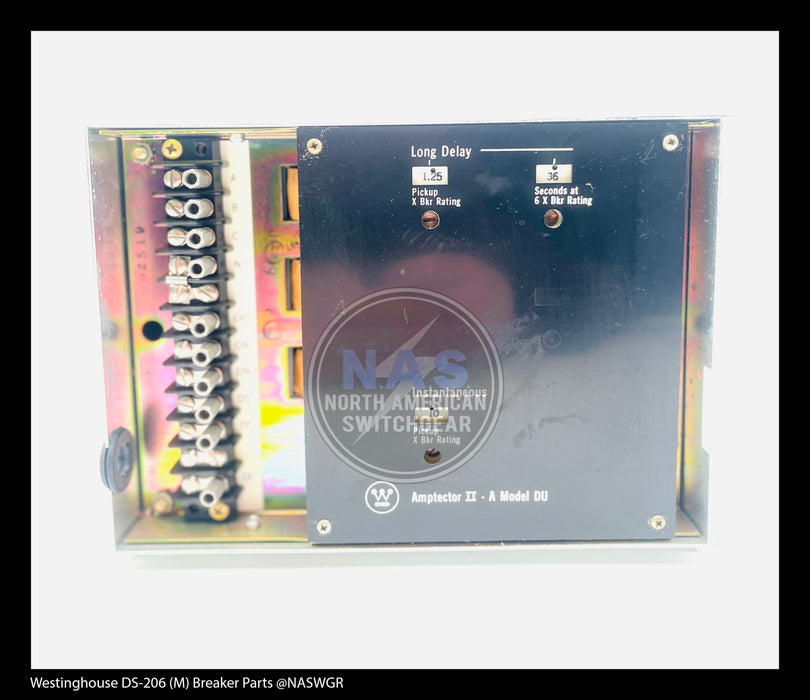 Westinghouse DS-206 (M) Breaker Amptector IIA Solid State Trip, Model DU, Kit - P/N: 6997D20G41