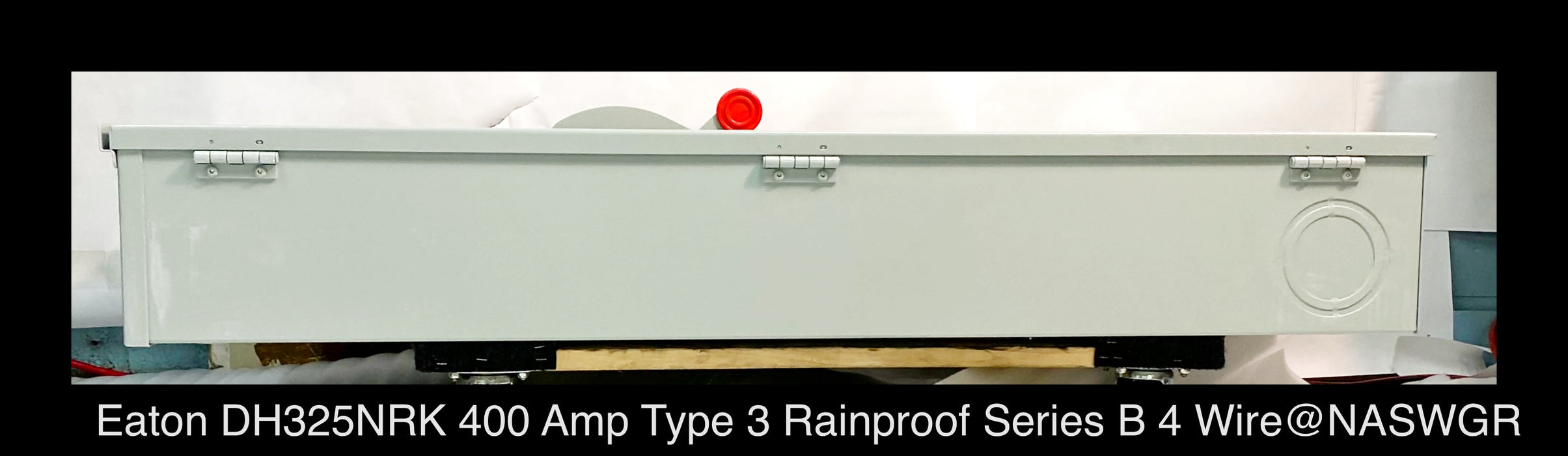 Eaton DH325NRK Heavy Duty Safety Switch - 400A/240V/3P4W/N3R - Unused