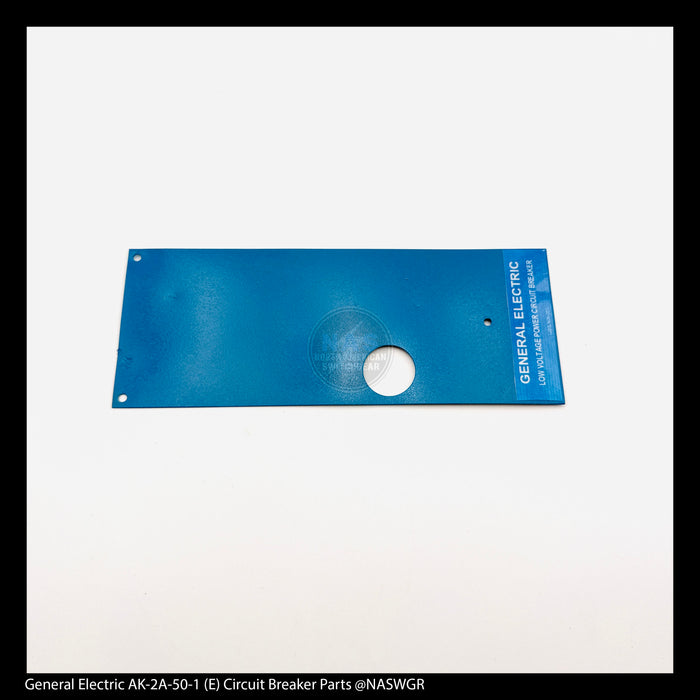 General Electric AK-2A-50-1 Circuit Breaker (E) Breaker Bib for Front Escutcheon (Electric Breaker with Closing Switch) (Blue)- P/N: NP148A1050