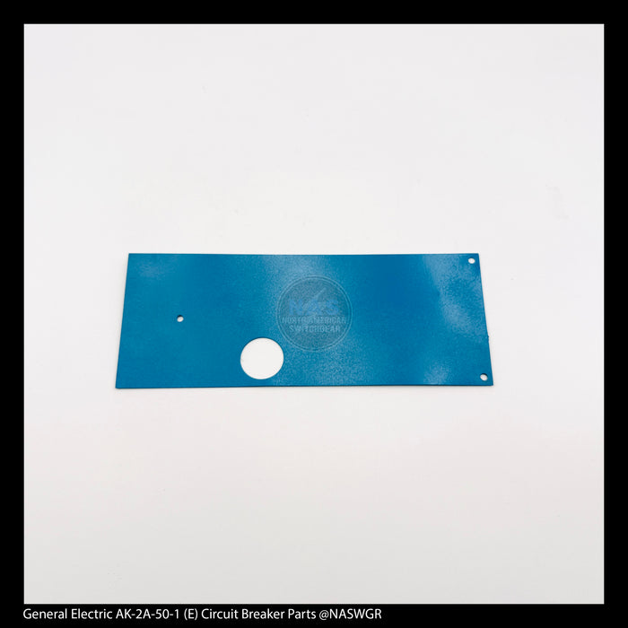 General Electric AK-2A-50-1 Circuit Breaker (E) Breaker Bib for Front Escutcheon (Electric Breaker with Closing Switch) (Blue)- P/N: NP148A1050