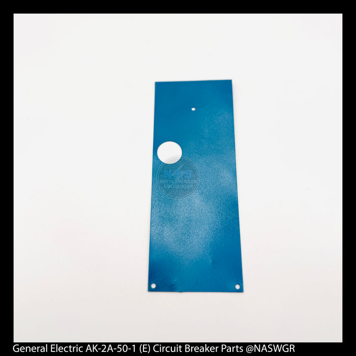 General Electric AK-2A-50-1 Circuit Breaker (E) Breaker Bib for Front Escutcheon (Electric Breaker with Closing Switch) (Blue)- P/N: NP148A1050