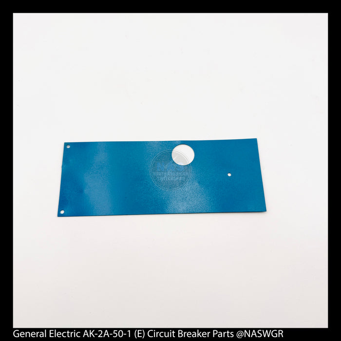 General Electric AK-2A-50-1 Circuit Breaker (E) Breaker Bib for Front Escutcheon (Electric Breaker with Closing Switch) (Blue)- P/N: NP148A1050