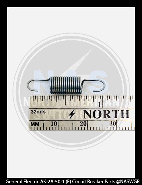 General Electric AK-50/75, AKR-75/100 Trip Bar Spring Replacement/ Upgrade - For Breaker Trip Shaft Return Spring - P/N: 6403366P1