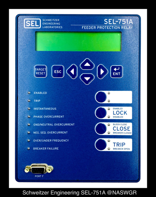 Schweitzer Engineering Laboratories SEL-751A Feeder Protection Relay - 751A02ACA0X74850000