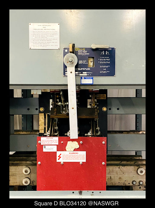 Square D Bolt-Loc BLO34120 Bolted Pressure Contact Switch - 1200 Amp