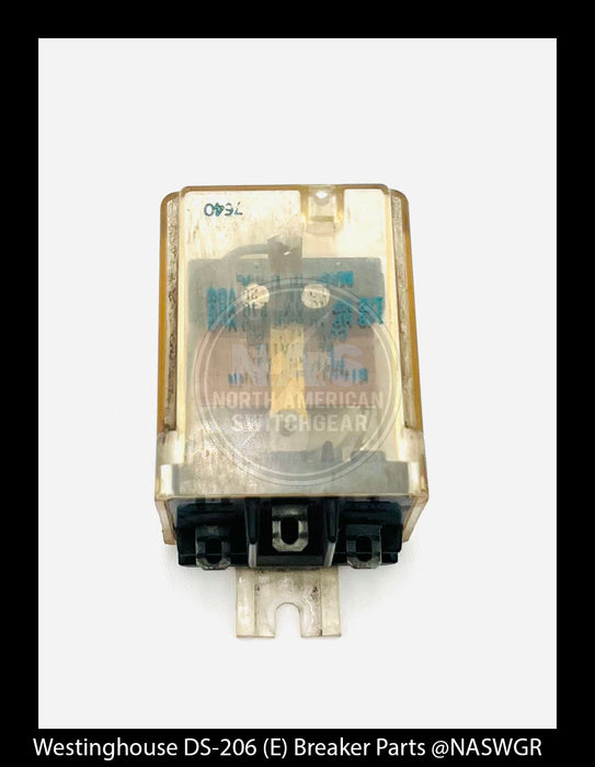 Westinghouse DS-206 (E) Breaker Anti-Pump Relay - P/N: 140D930H01