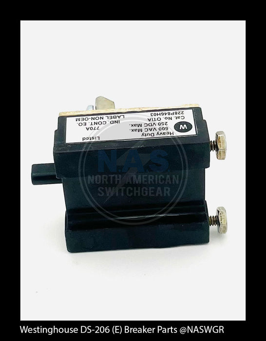 Westinghouse DS-206 (E) Breaker Motor Cutoff Switch Kit - P/N: 567F430G06