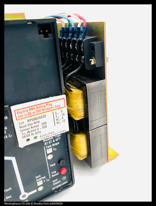 Westinghouse DS-206 (E) Breaker Auxiliary CT Mounting W/GND - P/N: 694CC740G01