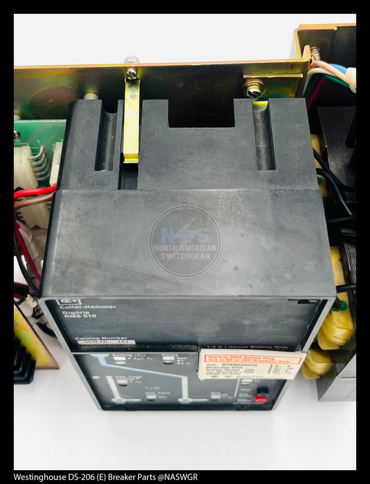 Westinghouse DS-206 (E) Breaker Digitrip with Rating Plug 510 LIG - P/N: 7829C05G04