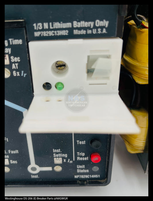 Westinghouse DS-206 (E) Breaker Digitrip Rating Plug - P/N: 3D86734G02