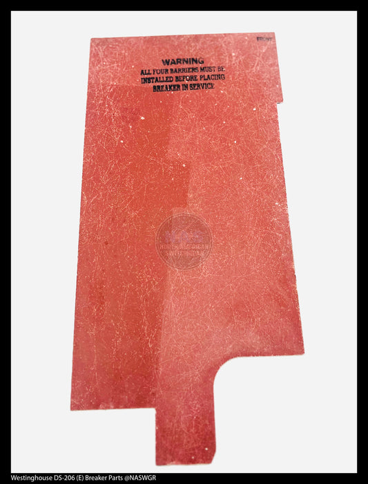 Westinghouse DS-206 (E) Breaker Barrier Kit (Group of 4) - P/N: 1A33569G01