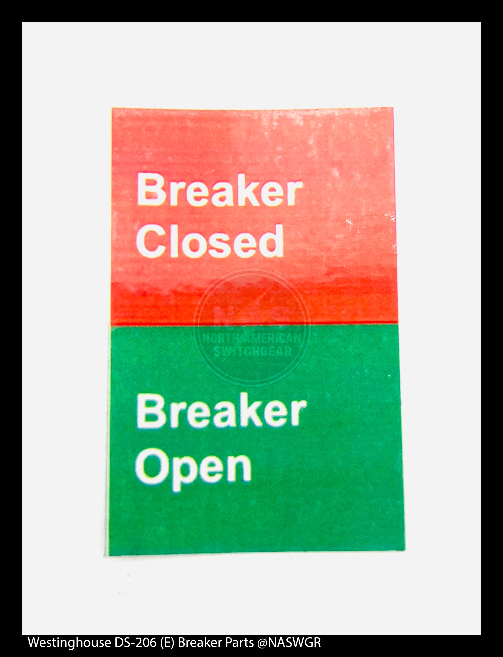 Westinghouse DS-206 (E) Breaker Label Kit — North American Switchgear Store