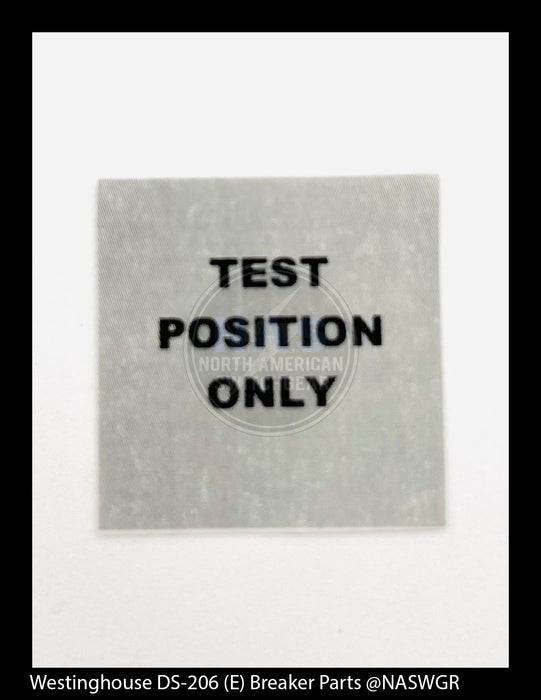 Westinghouse DS-206 (E) Breaker Label Kit