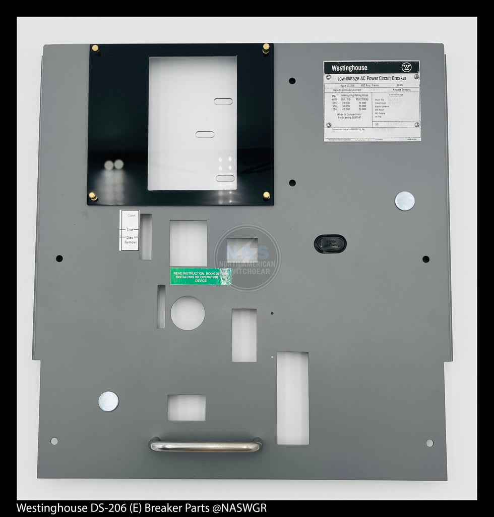 Westinghouse DS-206 (E) Breaker Front Covers for Amptector or Digitrip Box - P/N: 567F498H01