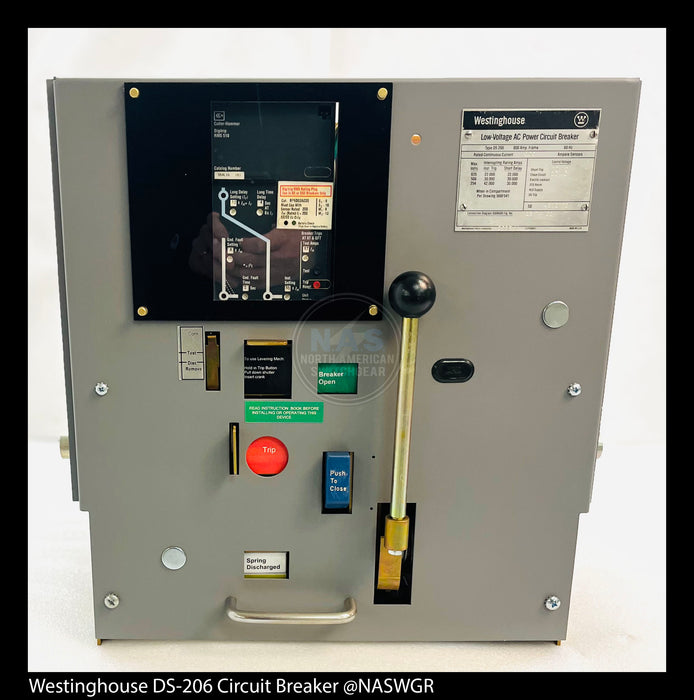 Westinghouse DS-206 Circuit Breaker (E,D/O) - 800 Amp