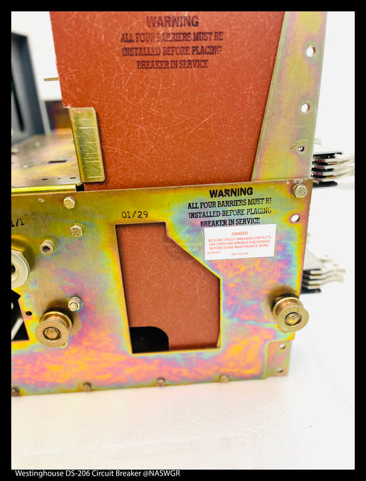 Westinghouse DS-206 Circuit Breaker (M,D/O) - 800 Amp