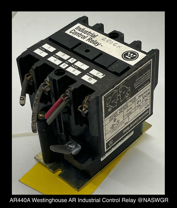 AR440A ~ Westinghouse AR440A AR Industrial Control Relay