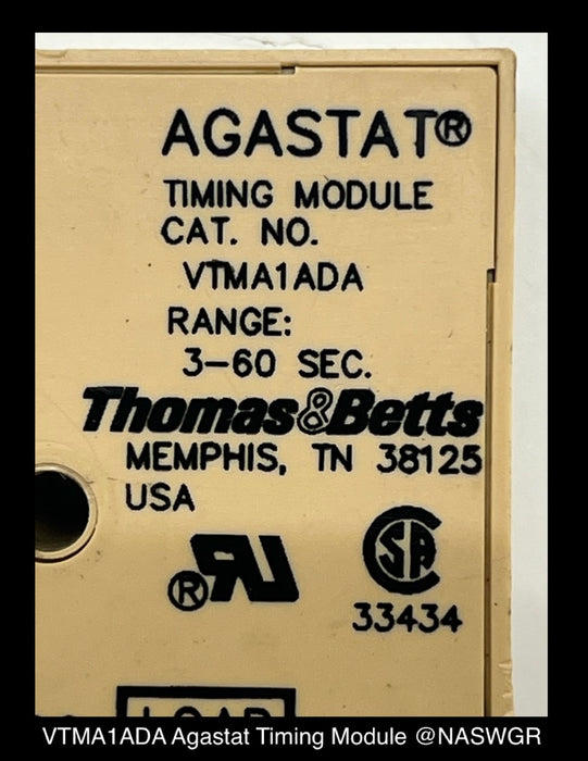 VTMA1ADA ~ Agastat VTMA1ADA Timing Module