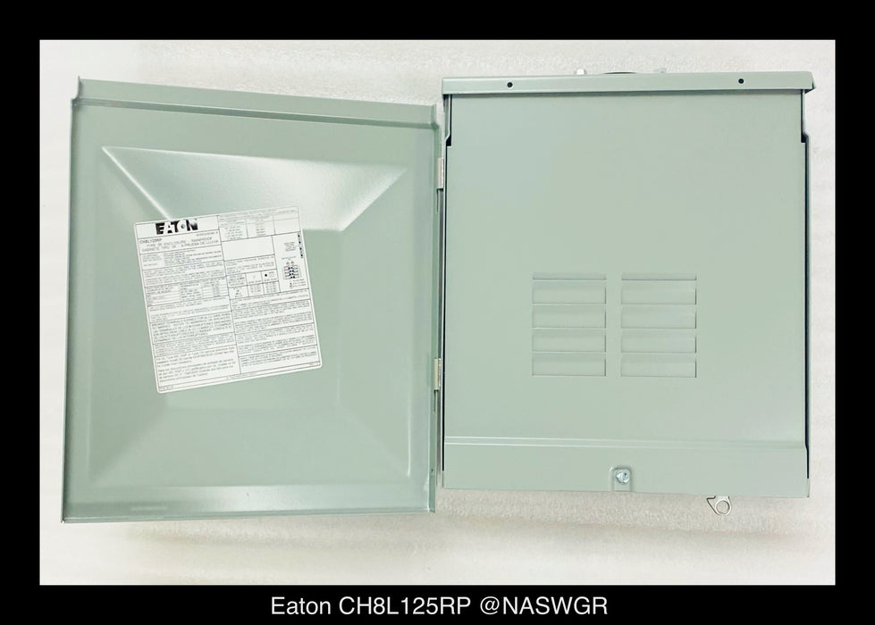 Eaton CH8L125RP Outdoor Main Lug Loadcenter - 125A/240V/N3R - Unused