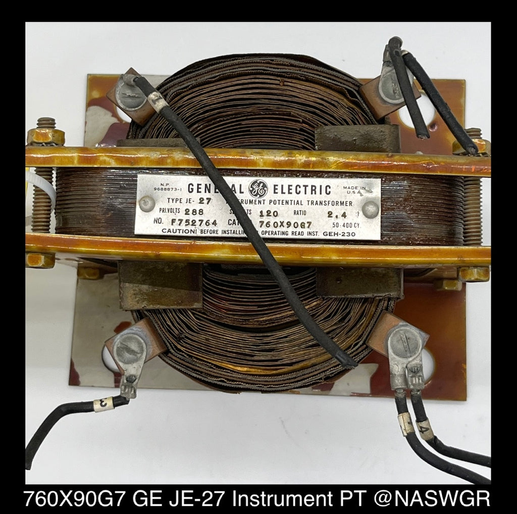 760X90G7 ~ General Electric 760X90G7 JE-27 Instrument Potential Transformer