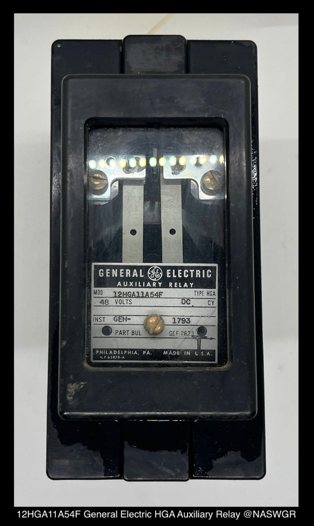 12HGA11A54F ~ General Electric 12HGA11A54F HGA Auxiliary Relay