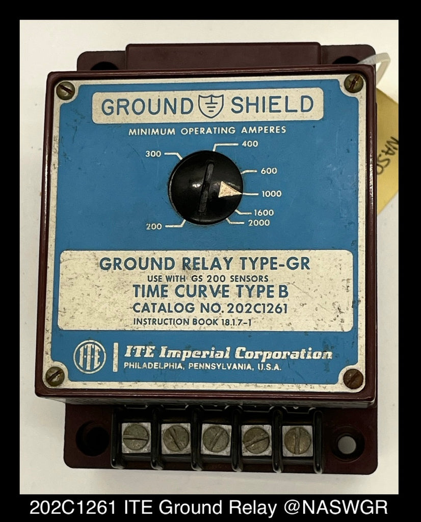 Ite Relay 202C1261 ~ ITE 202C1261 Ground Relay — North American Switchgear Store