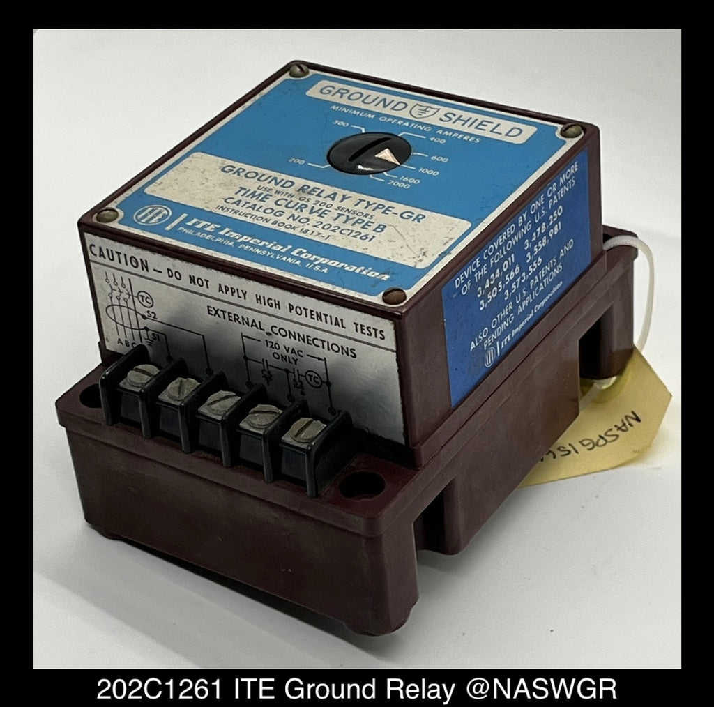 Ite Relay 202C1261 ~ ITE 202C1261 Ground Relay — North American Switchgear Store