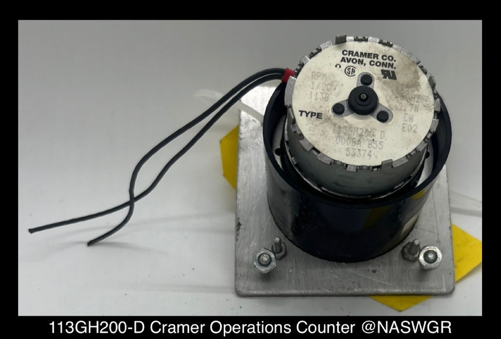 113GH200-D ~ Cramer 113GH200-D Operations Counter