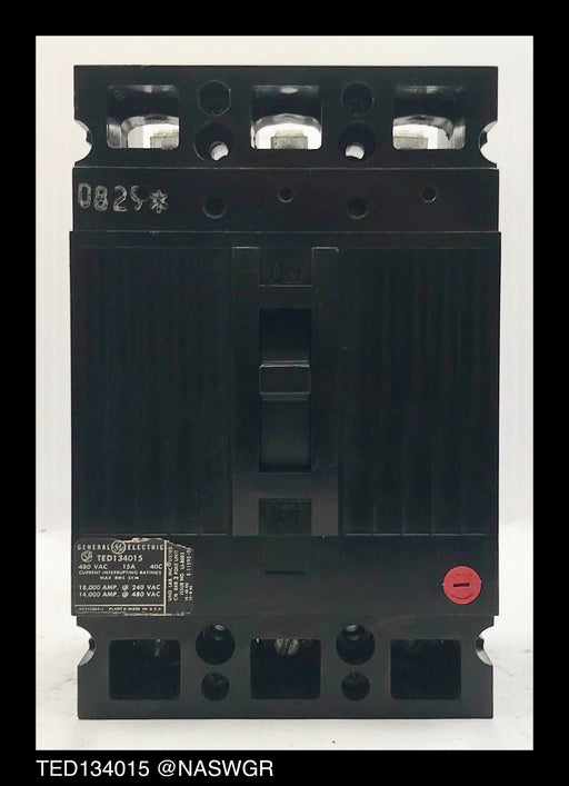 General Electric TED134015 Molded Case Circuit Breaker - 15 Amp