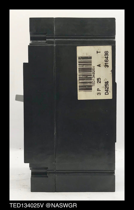General Electric TED134025V Molded Case Circuit Breaker - 25 Amp
